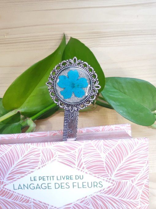 Marque-pages fleur de Verveine Célia