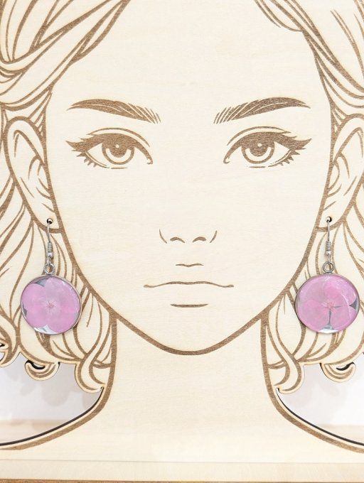 Boucles d'oreilles Hortensia Lara