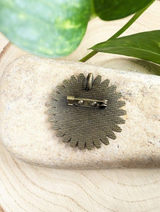 Broche Pétales Fleur Pâquerette Zara