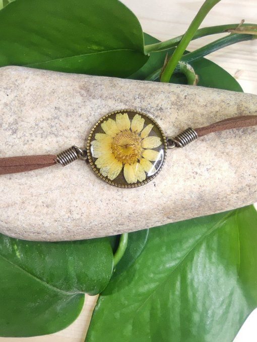 BRACELET CROUTE DE CUIR MARGUERITE GIA