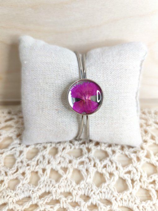BRACELET JONC EN ACIER INOXYDABLE VERITABLE OEILLET INDIE