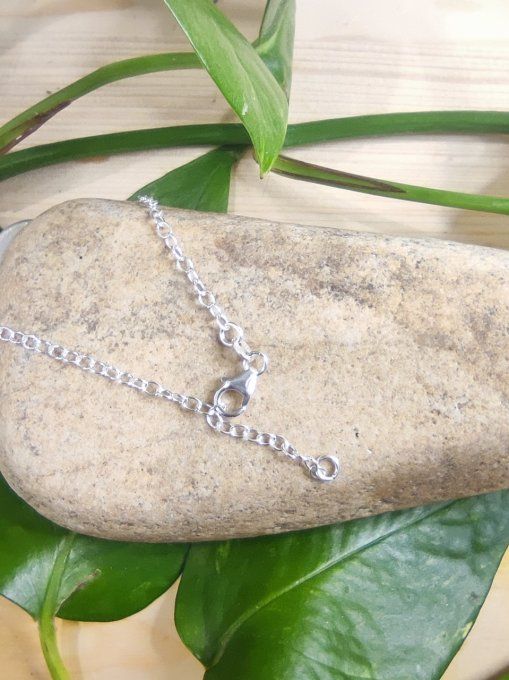Bracelet D18 Argent 925  Fleur d'Hortensia Thaïs
