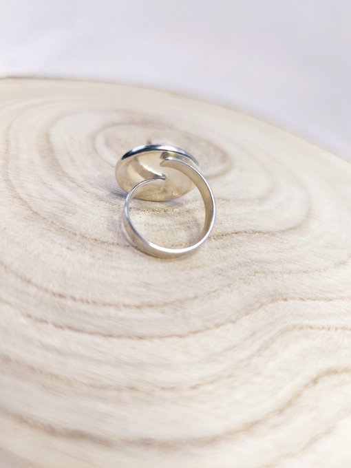Bague D18 argent 925 Verveine Célia
