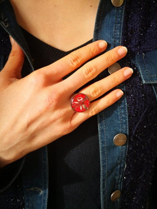 Bague acier inoxydable spirale Nigelle Coralie