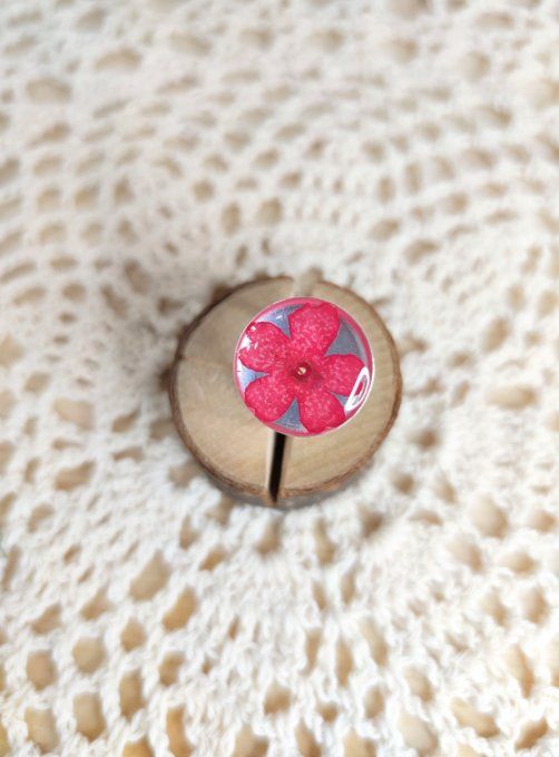 Bague D18 argent 925 Verveine Carla