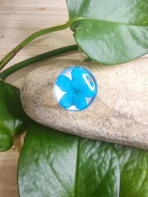Bague D18 argent 925 Verveine Célia