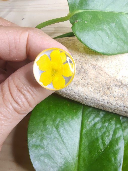 Bague en argent 925 fleur de verveine Suzy