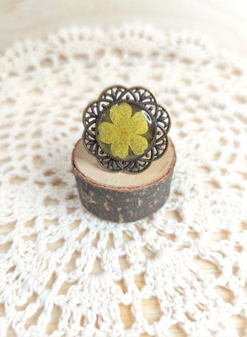 BAGUE FLEUR DE VERVEINE SUZY