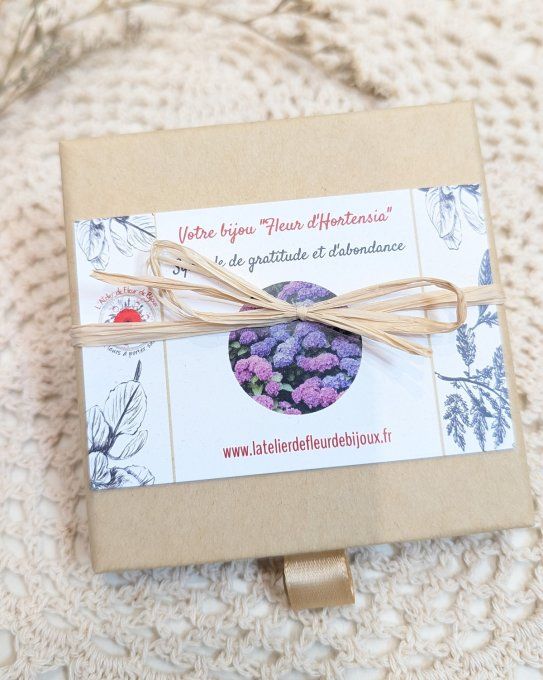 Pendentif médaillon AI A porte-photo Hortensia Pola