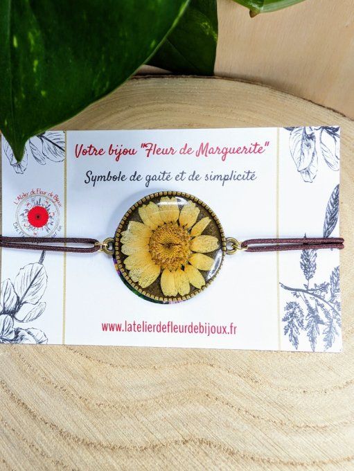 Bracelet Bohème Fleur Marguerite Gia