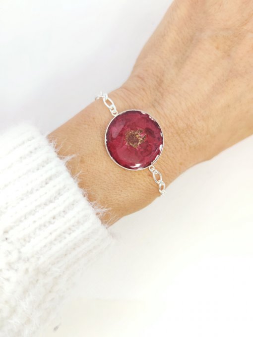 Bracelet D24 Argent 925 Mini Rose Valentine