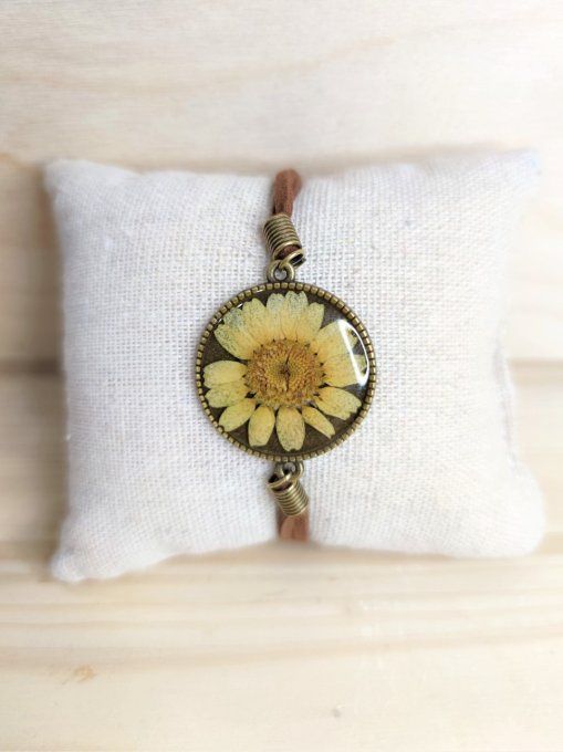 BRACELET CROUTE DE CUIR MARGUERITE GIA