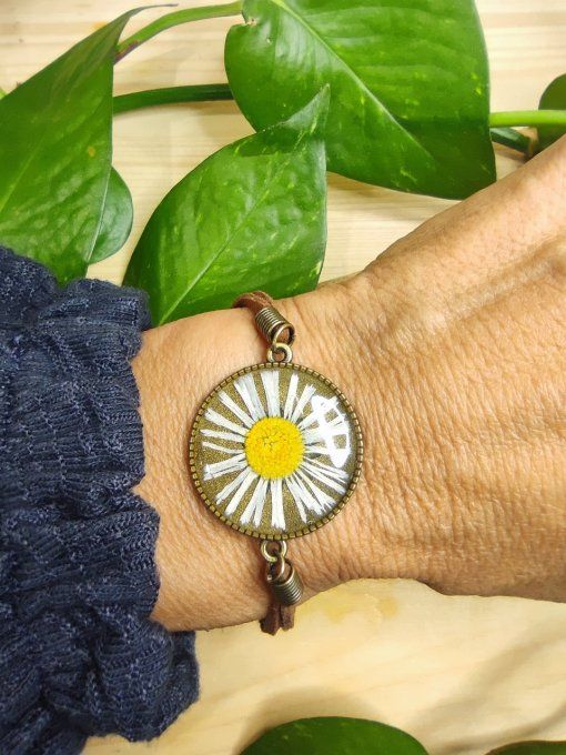 Bracelet véritable pâquerette Zara