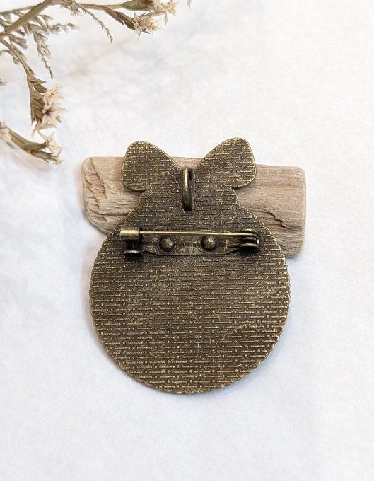 Broche Nœud Hortensia Erel