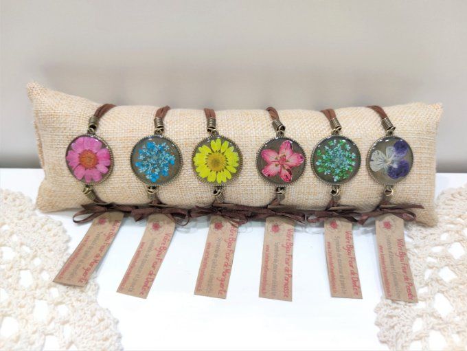 Bouquet de 18 bracelets Collection Nature Bohème Antoinette + Colette + Marinette