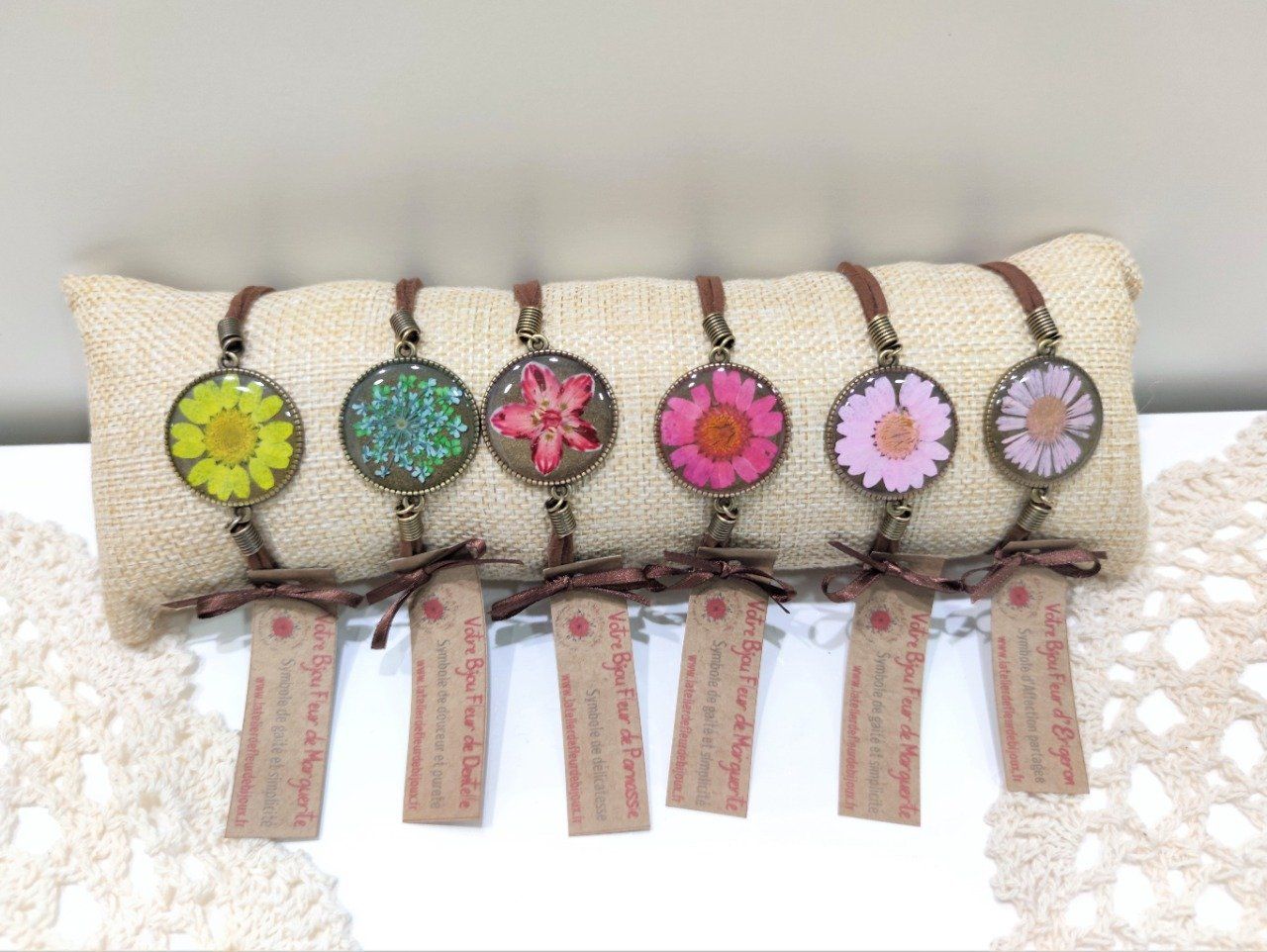 Bouquet de 6 bracelets Collection Nature Bohème Lucette