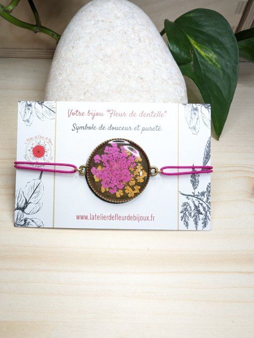 Bracelet Bohème Fleur de Dentelle Cléa
